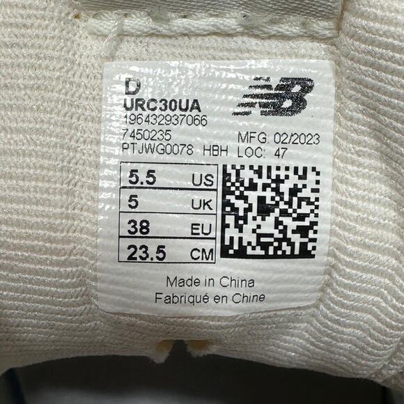 New Balance RC30 Heritage Sneakers Sea Salt/Washed Burgundy- URC30UA size US 5.5 - Picture 8 of 11